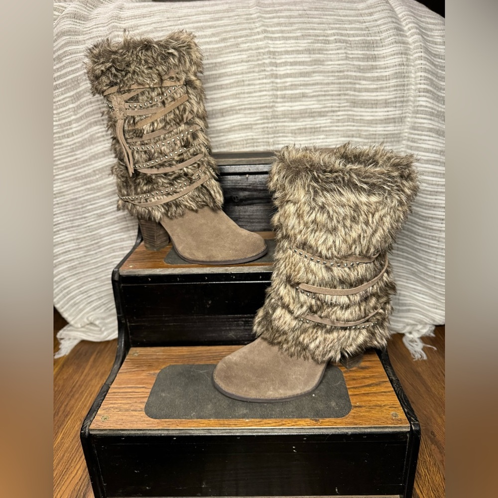 Naughty monkey boots.